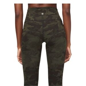 Lululemon Wunder Under High-Rise Camo Leggings Size 6